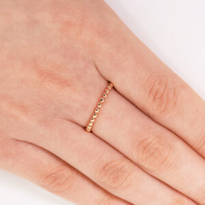 18ct Rose Gold Ball Ring