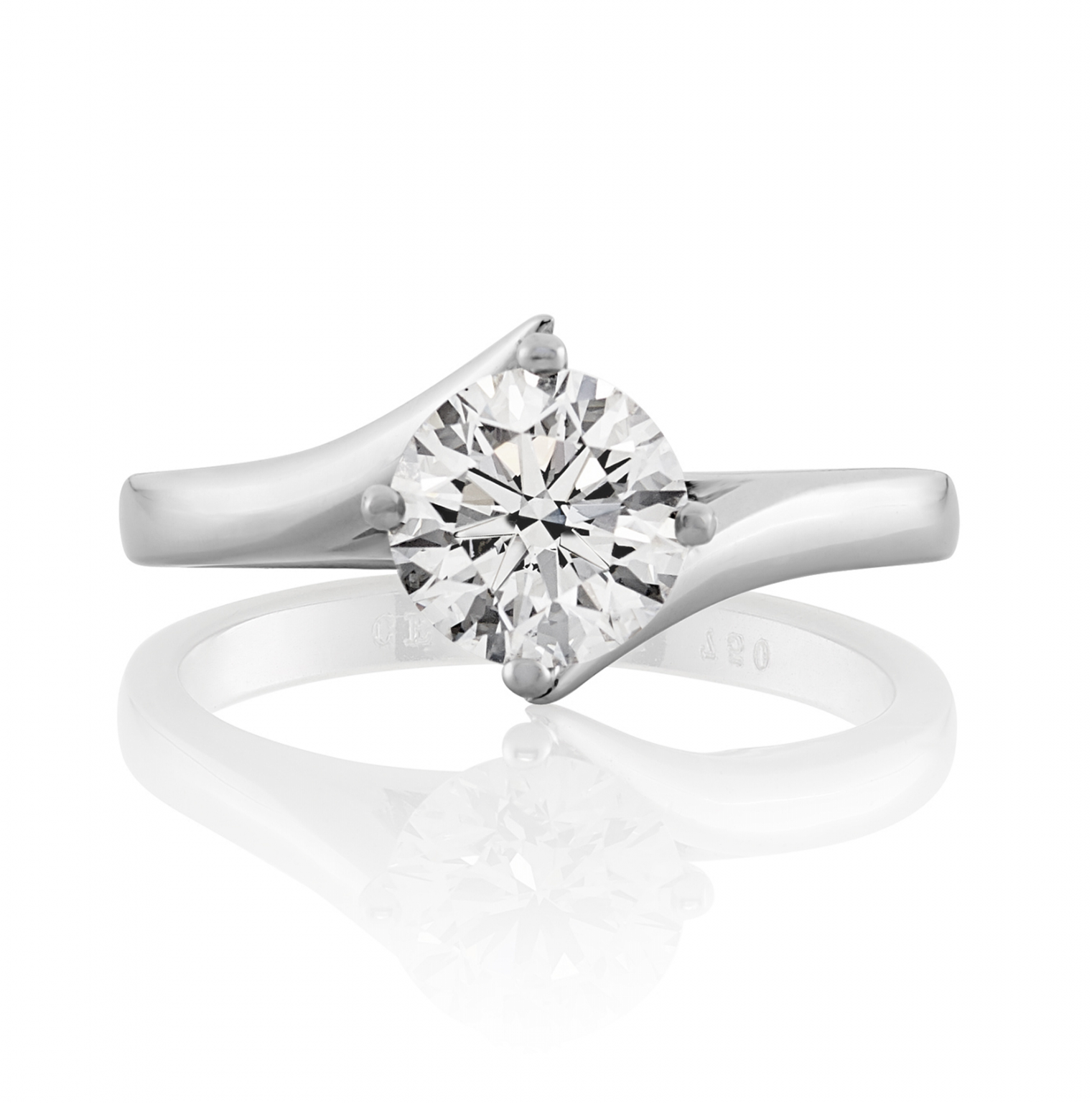 Twist Gold Diamond Ring at Eunice Kimball blog