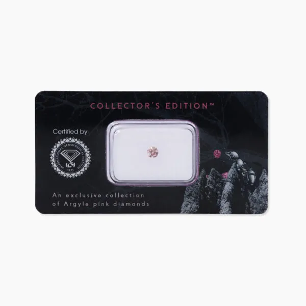 0.19ct FP SI1 7P SI2 round brilliant cut pink diamond Argyle Collector's Edition