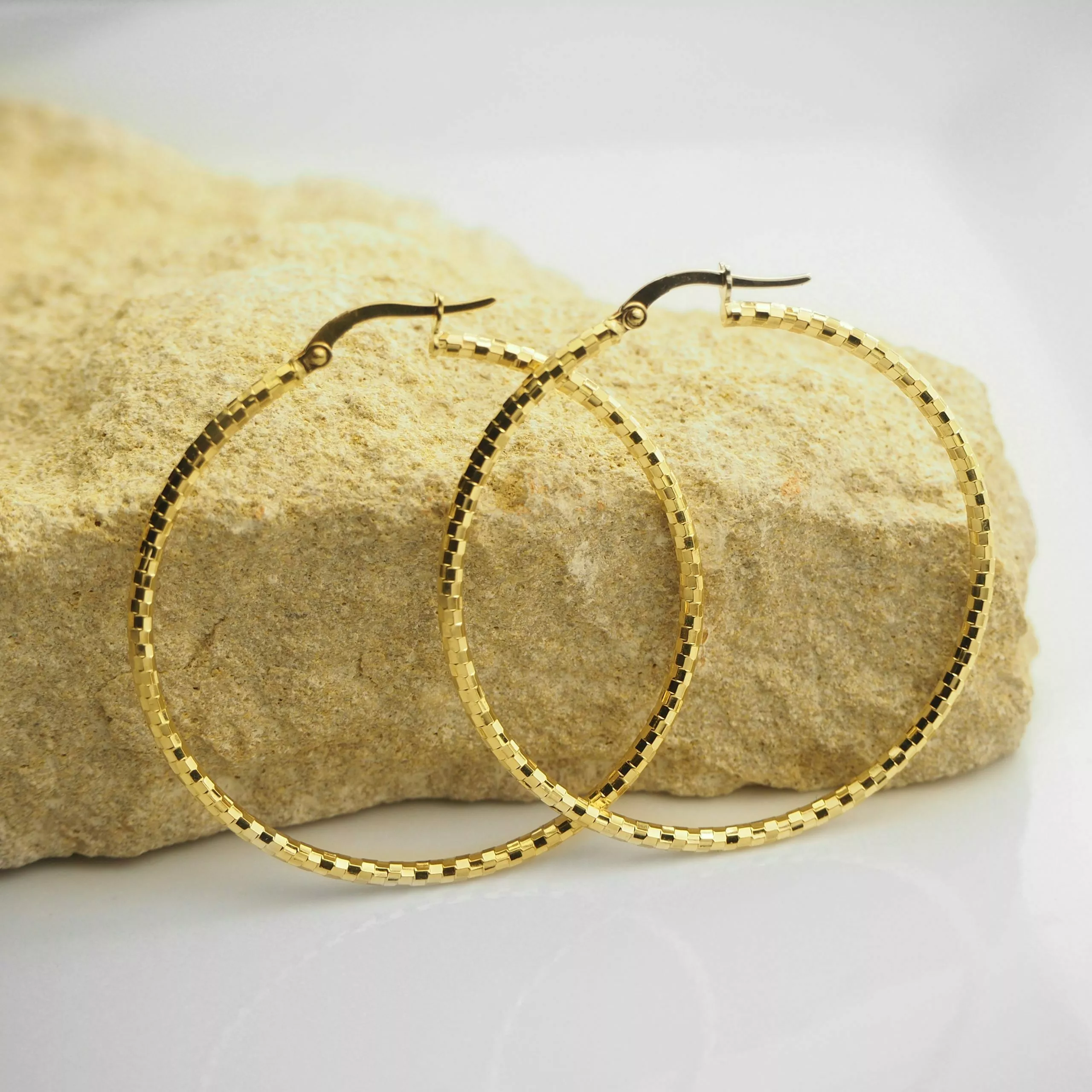 14K Solid Gold Earrings  by charlotte