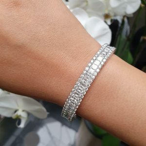 10 cent diamond bangles