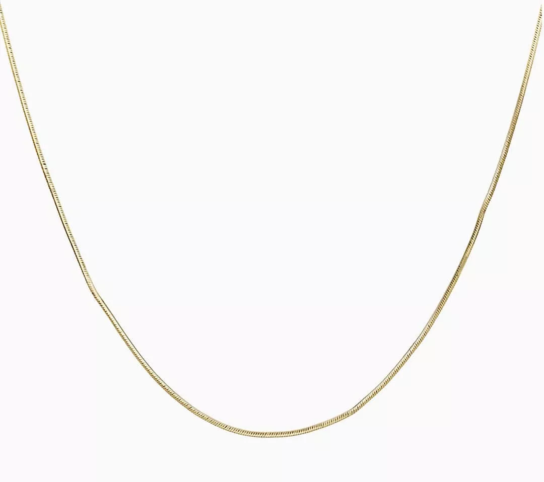 White gold on sale snake chain