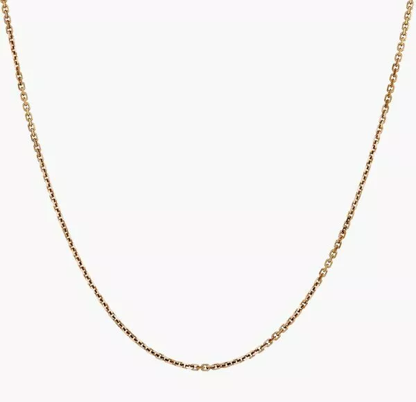 18ct rose gold 45cm chain