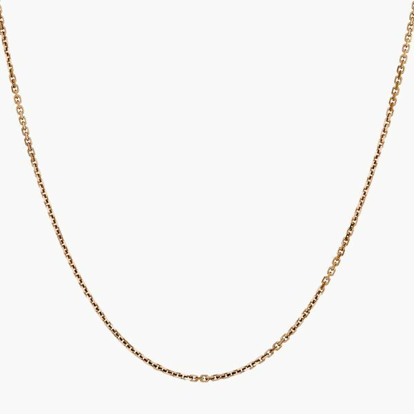 18ct rose gold 45cm chain