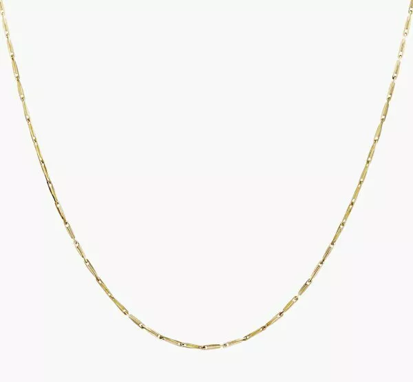 18ct Yellow Gold Barley Corn Shape Chain