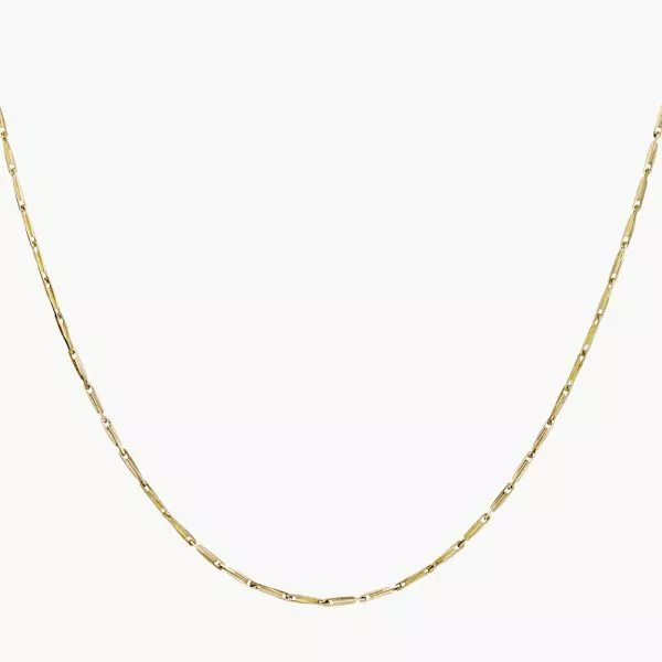 18ct Yellow Gold Barley Corn Shape Chain