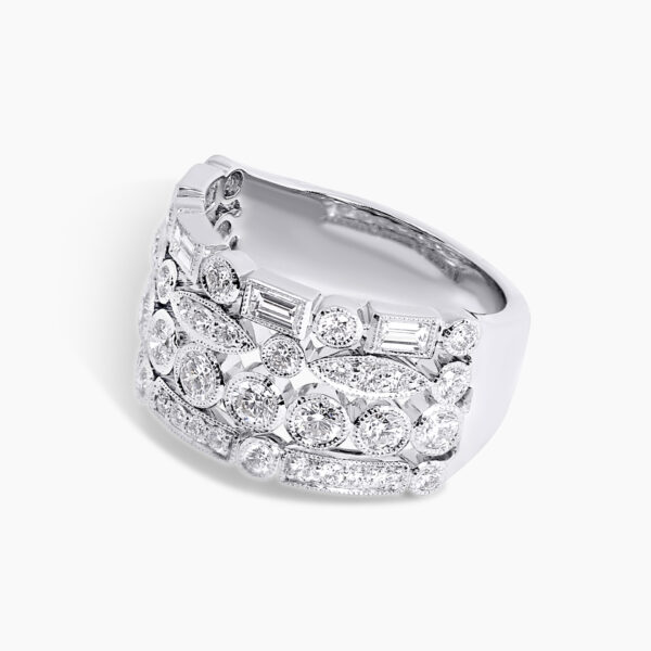 18ct white gold diamond dress ring - Image 2