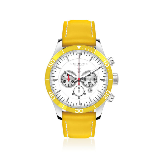 Cerrone 50th Anniversary chronograph 'Giallo' watch