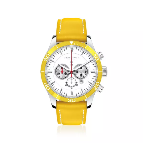 Cerrone 50th Anniversary chronograph 'Giallo' watch