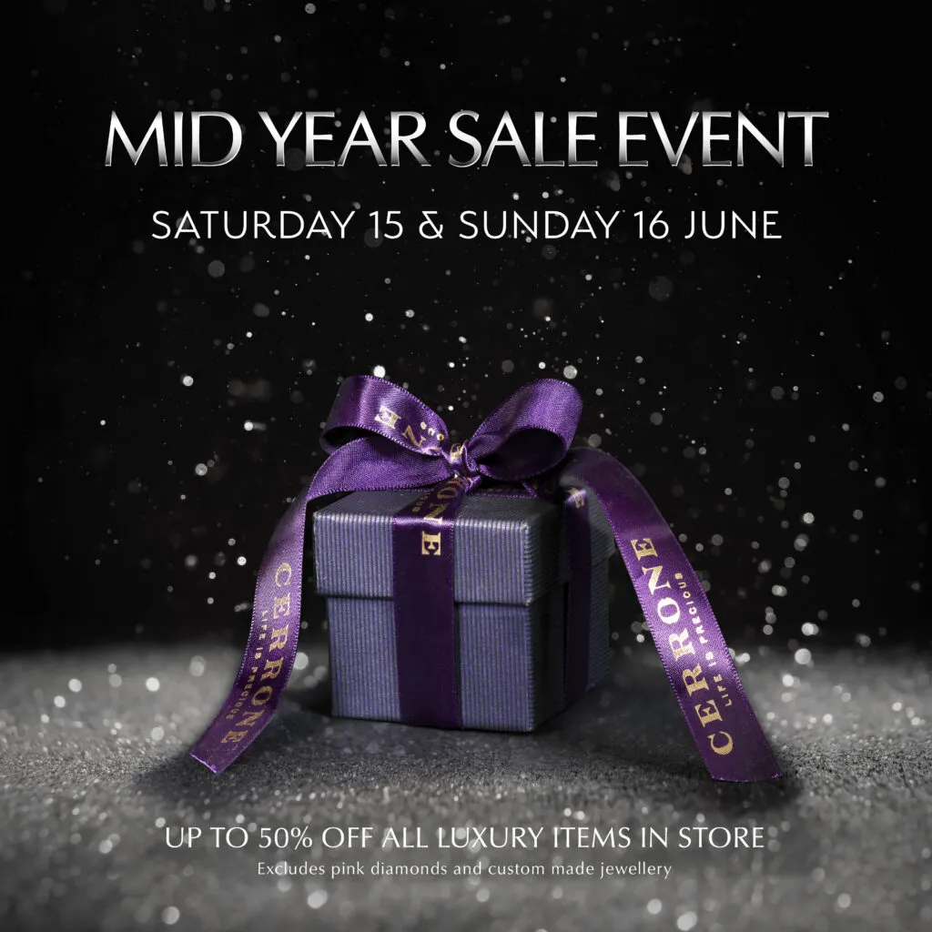 Mid Year Jewellery Sale Event - Sat 15 and Sun 16 June 2024 - Leichhardt, Sydney CBD and Melbourne CBD boutiques