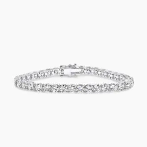 18ct white gold diamond tennis bracelet