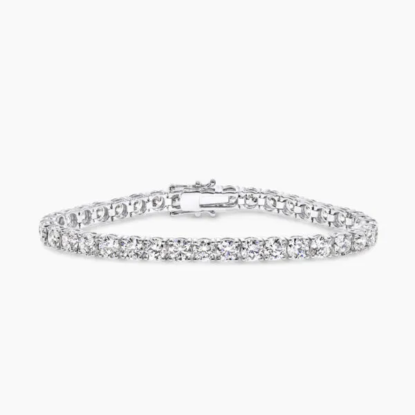 18ct white gold diamond tennis bracelet