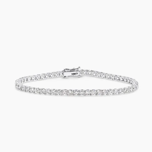 18ct white gold diamond tennis bracelet