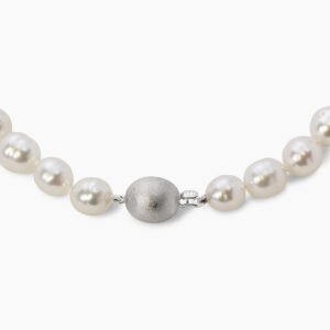 South Sea pearl 12-8mm circle white necklace