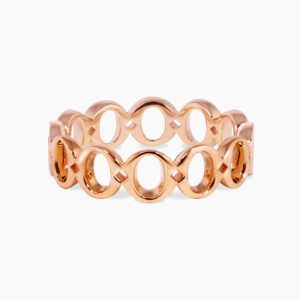 18ct rose gold ‘O’ ring from the Iconica Collection