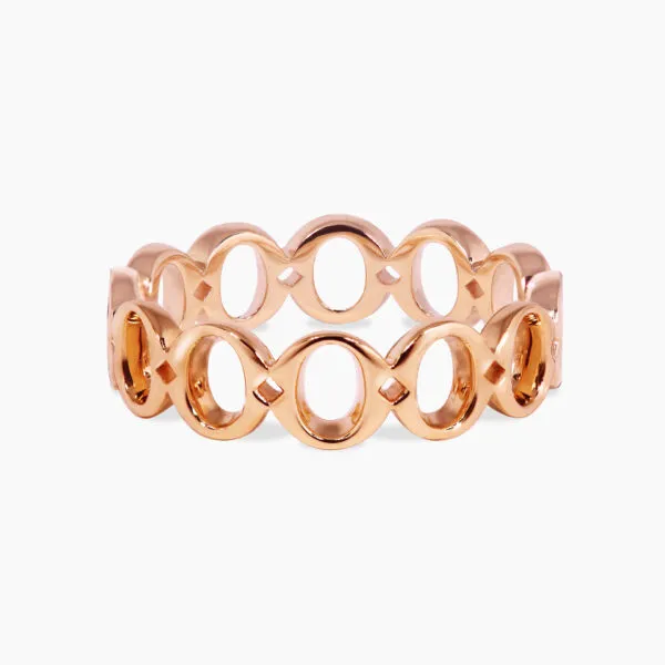 18ct rose gold ‘O’ ring from the Iconica Collection