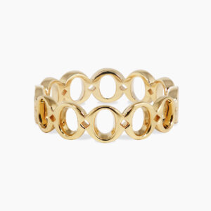 18ct yellow gold ‘O’ ring from the Iconica Collection